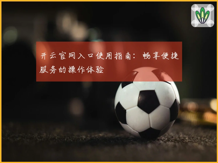 开云官网入口使用指南：畅享便捷服务的操作体验